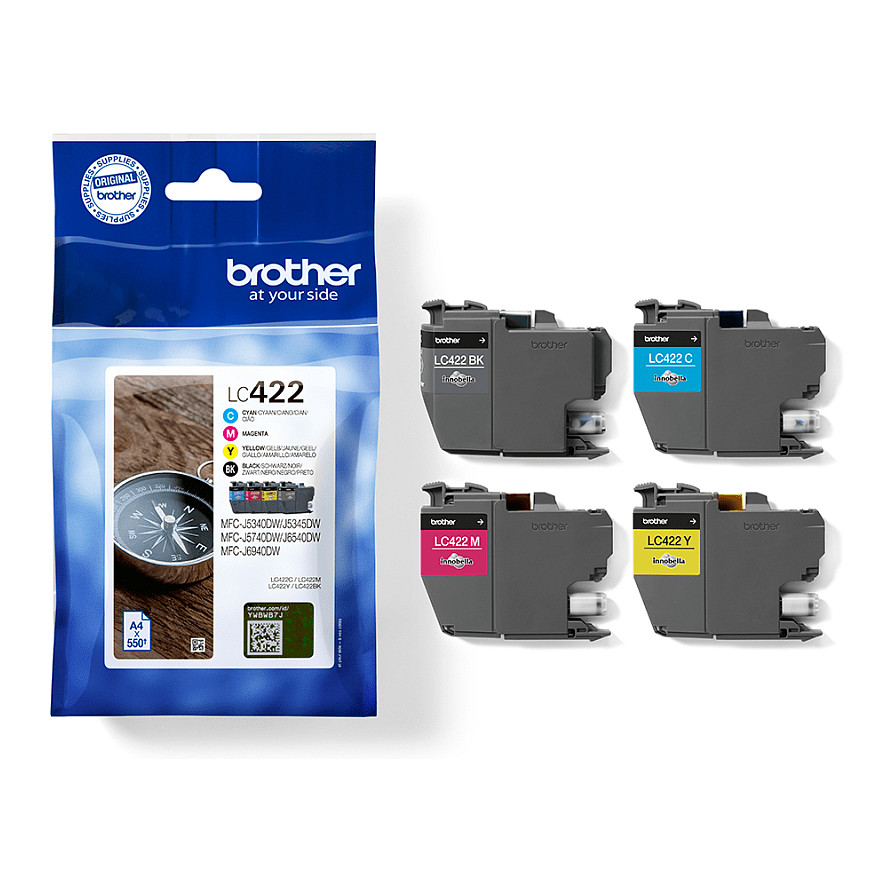 INK Brother / LC422XLVAL / 4pack Multipack - 4