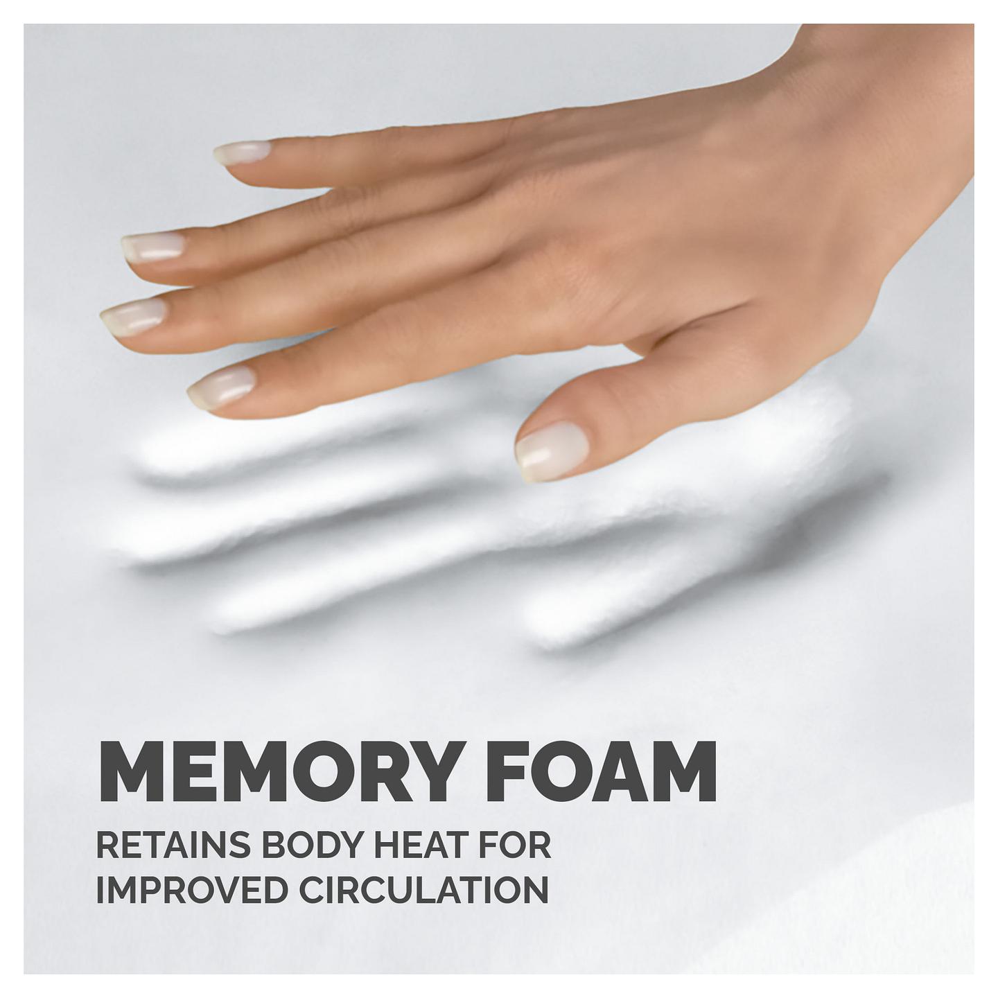 Mauspad Fellowes Memory Foam / 9175801 / Mbështetje për Kyçin e Dorës / Memory Foam / Bazë kundër rrëshqitjes – Zezë/Gri - 3