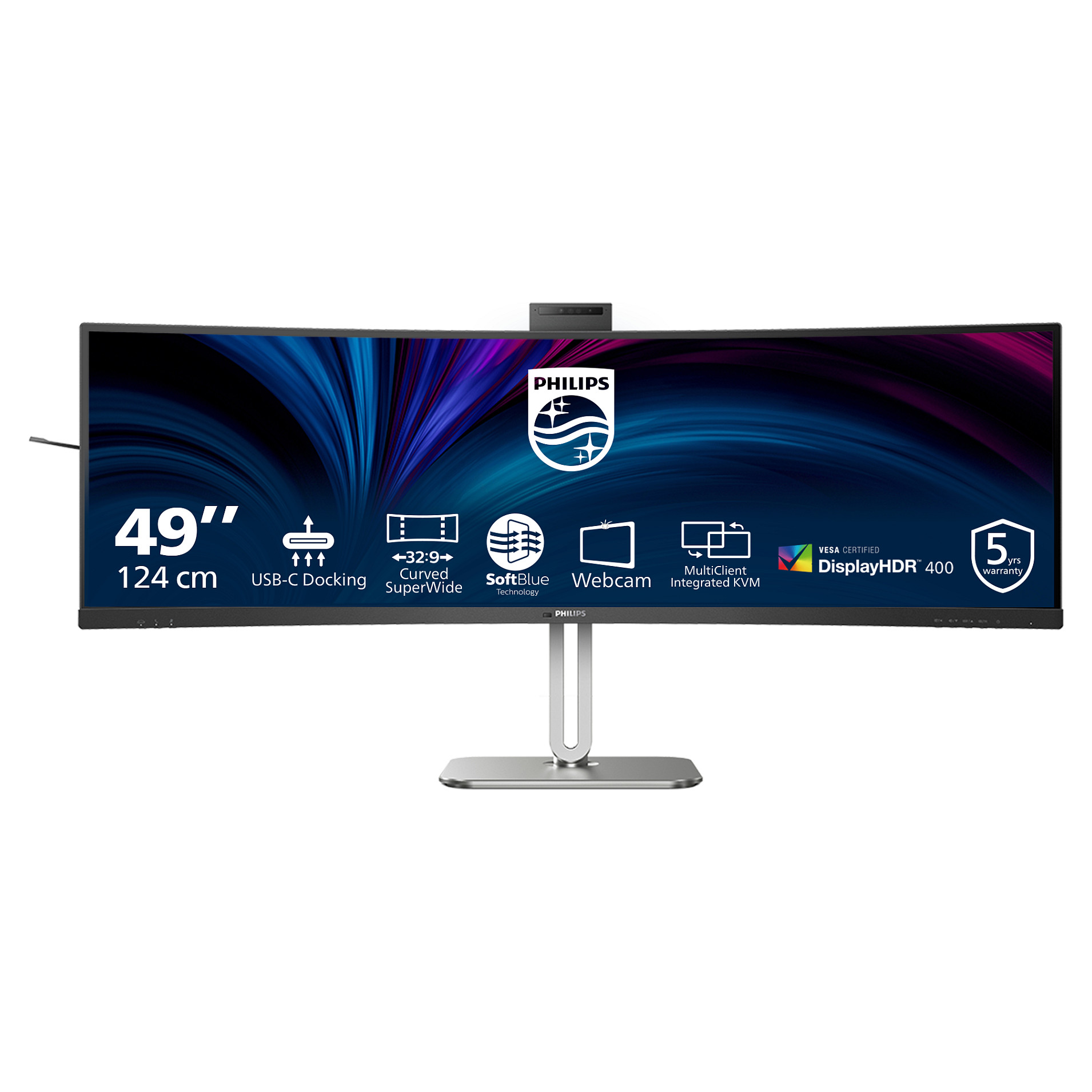 Monitor Philips 49B2U6900CH / 48.8" / 5120x1440 / 75Hz / 4ms / VA / i zi - 1