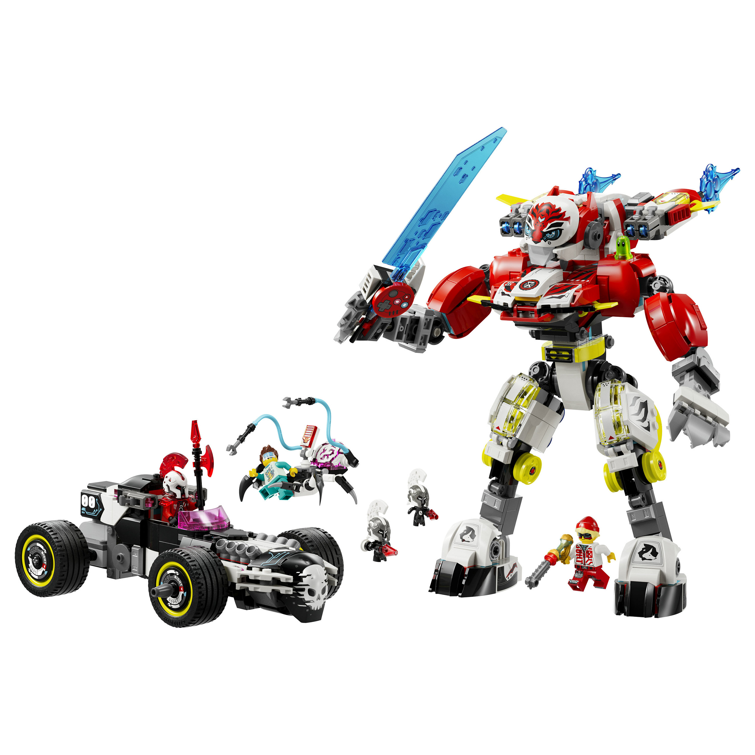 LEGO 71497 DREAMZzz Cooper's Tiger Mech & Zero's Hot Rod Car - 24