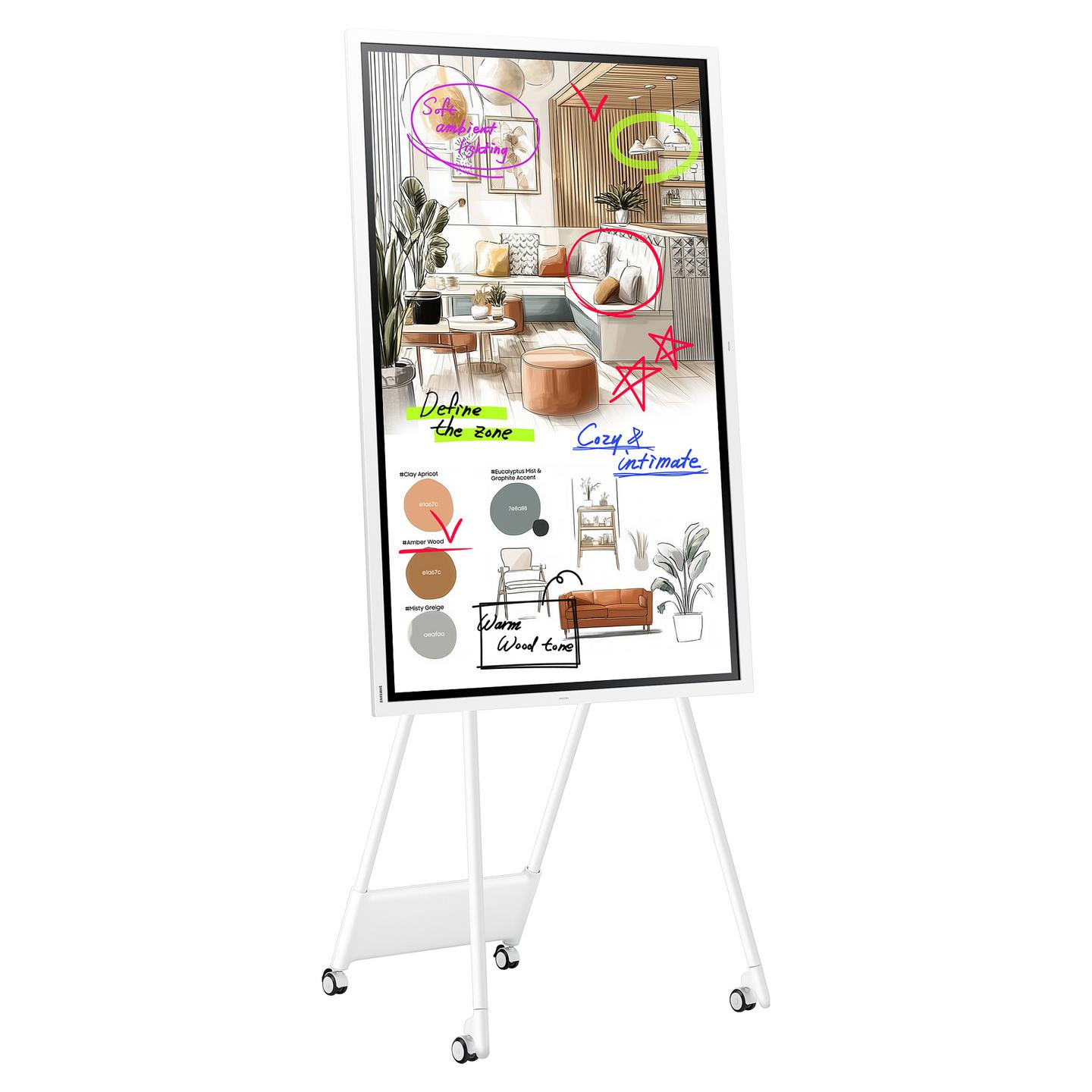 Interaktiv (Smart Board) Samsung Flip WM55FX, 55", 4K UHD VA, Touch, 8GB, 64GB, 2× HDMI, 3× USB-A - Hiri/Bardhë - 12