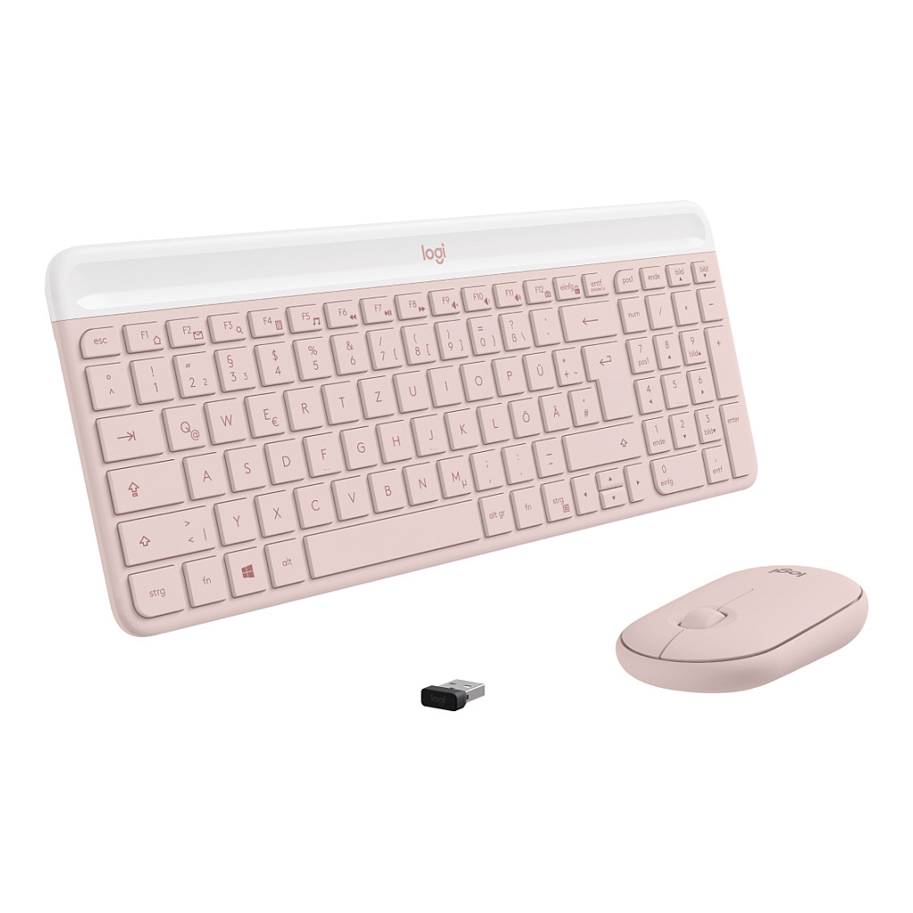 Combo (Tastierë & Maus) Wireless Logitech MK470 Slim Combo / DE Layout / CENTRAL‑419 - Rozë - 3