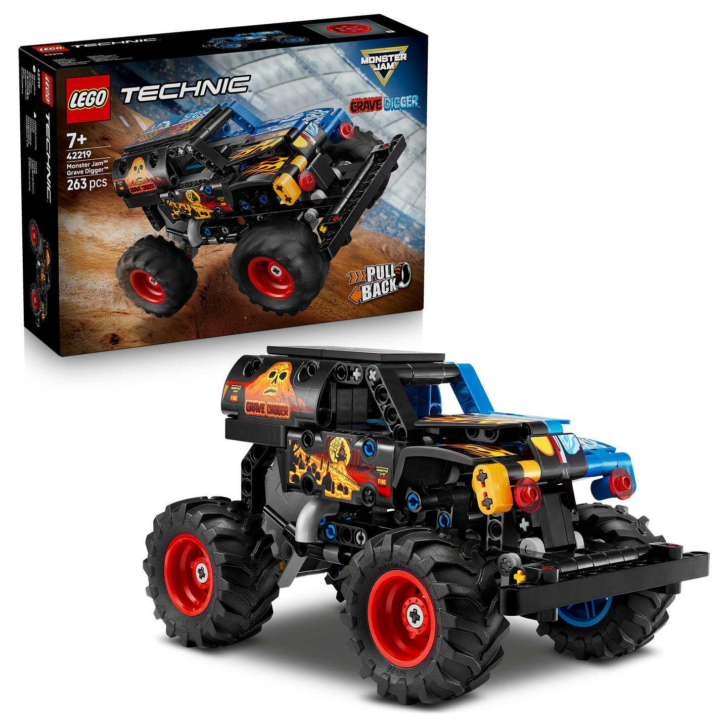LEGO Technic Monster Jam Grave Digger Fire and Ice 42219 - 14