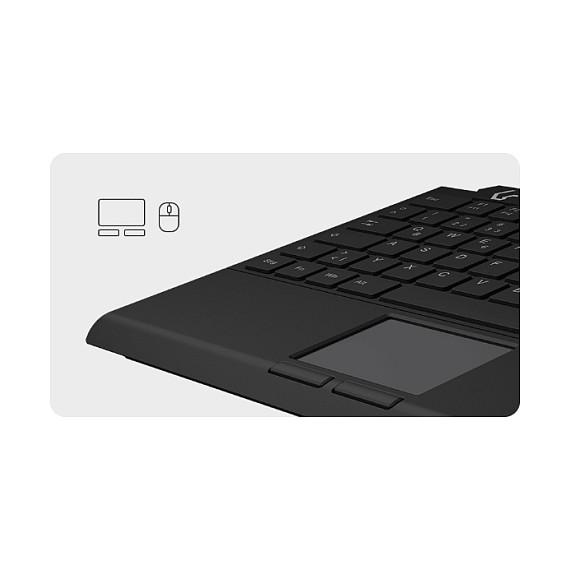Tastierë me kabllo KeySonic KSK-5210ELU / USB 2.0 / Tenkeyless / QWERTZ / German / 80 Çelësa / LED - Zezë - 3