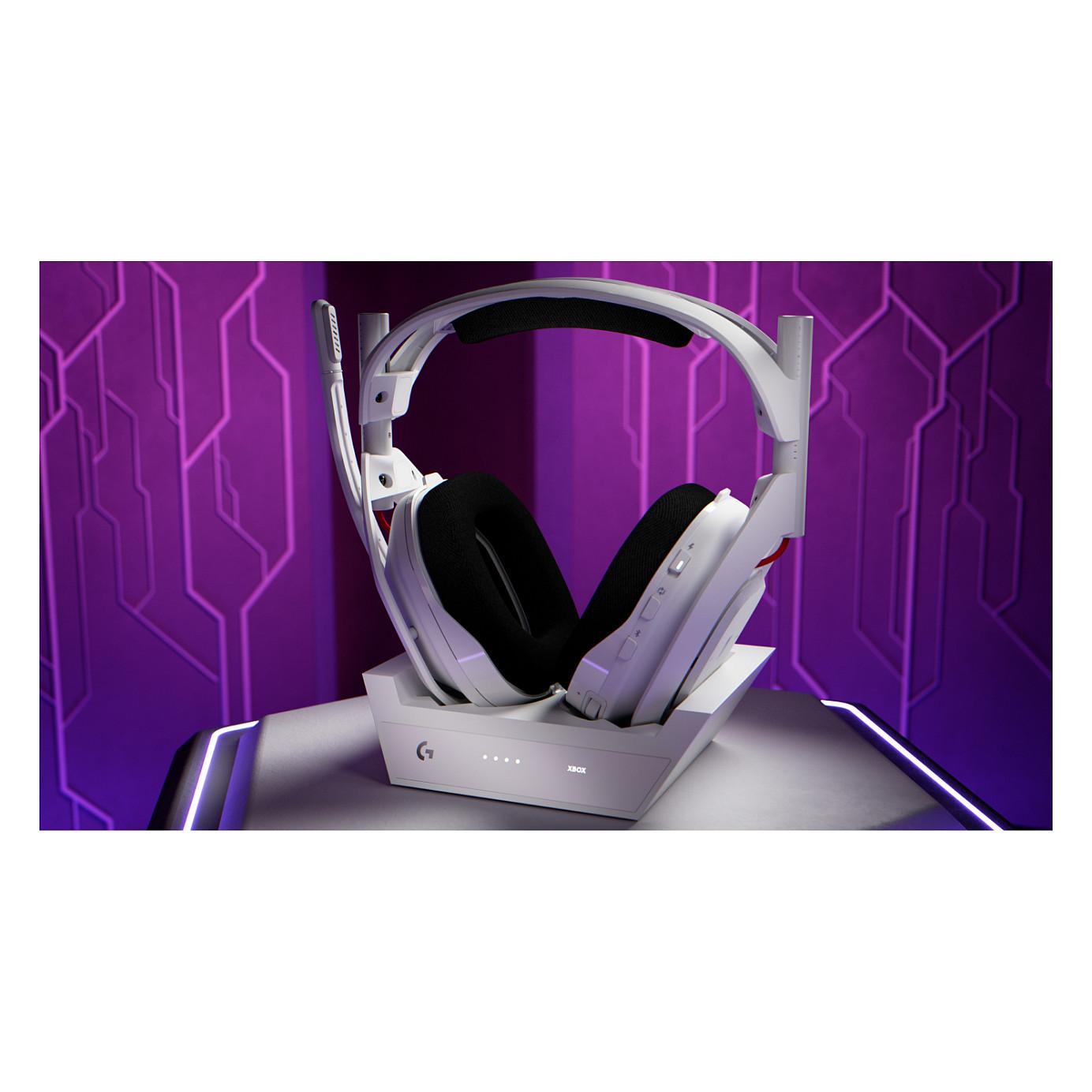 Kufje Gaming Logitech A50 Lightspeed / Wireless / Base Station / EMEA28‑9 - Bardhë - 17