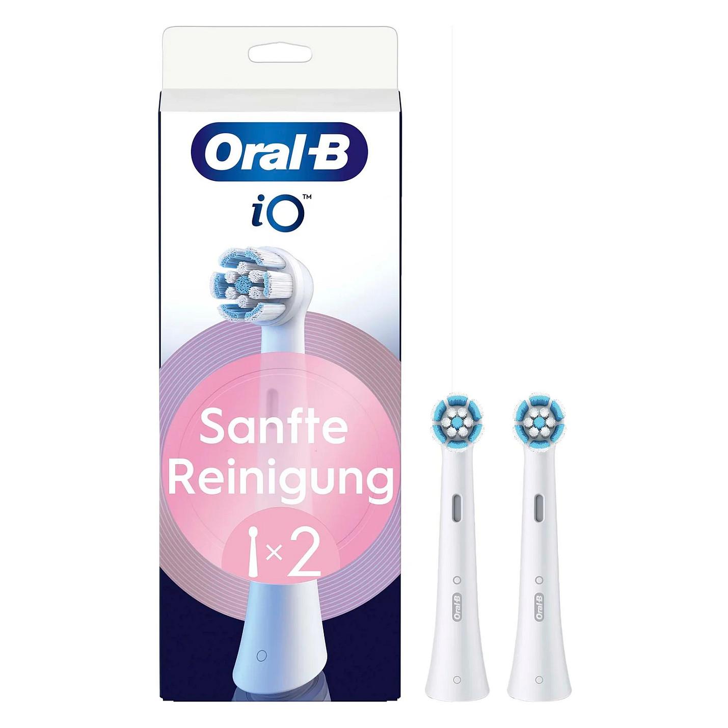 Kokë Zëvendësuese për Furçë Dhëmbësh Oral-B iO Gentle Care / Extra Soft / 4000 Fije / Për Oral-B iO – Bardhë
