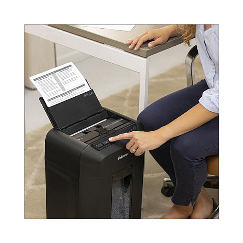 Shredder Fellowes AutoMax 90M / Autofeed Particle-Cut Shredder 90 Sheets 4×12mm P-4 - Zezë - 8