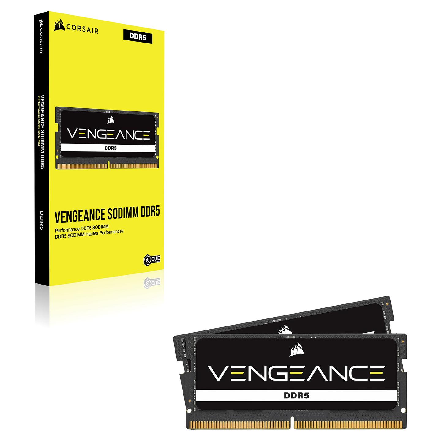 RAM Memorie DDR5 Corsair Vengeance / 64GB (2x32GB) / SO-DIMM / 5600MHz / CL48 / 262-pin / ECC - 4