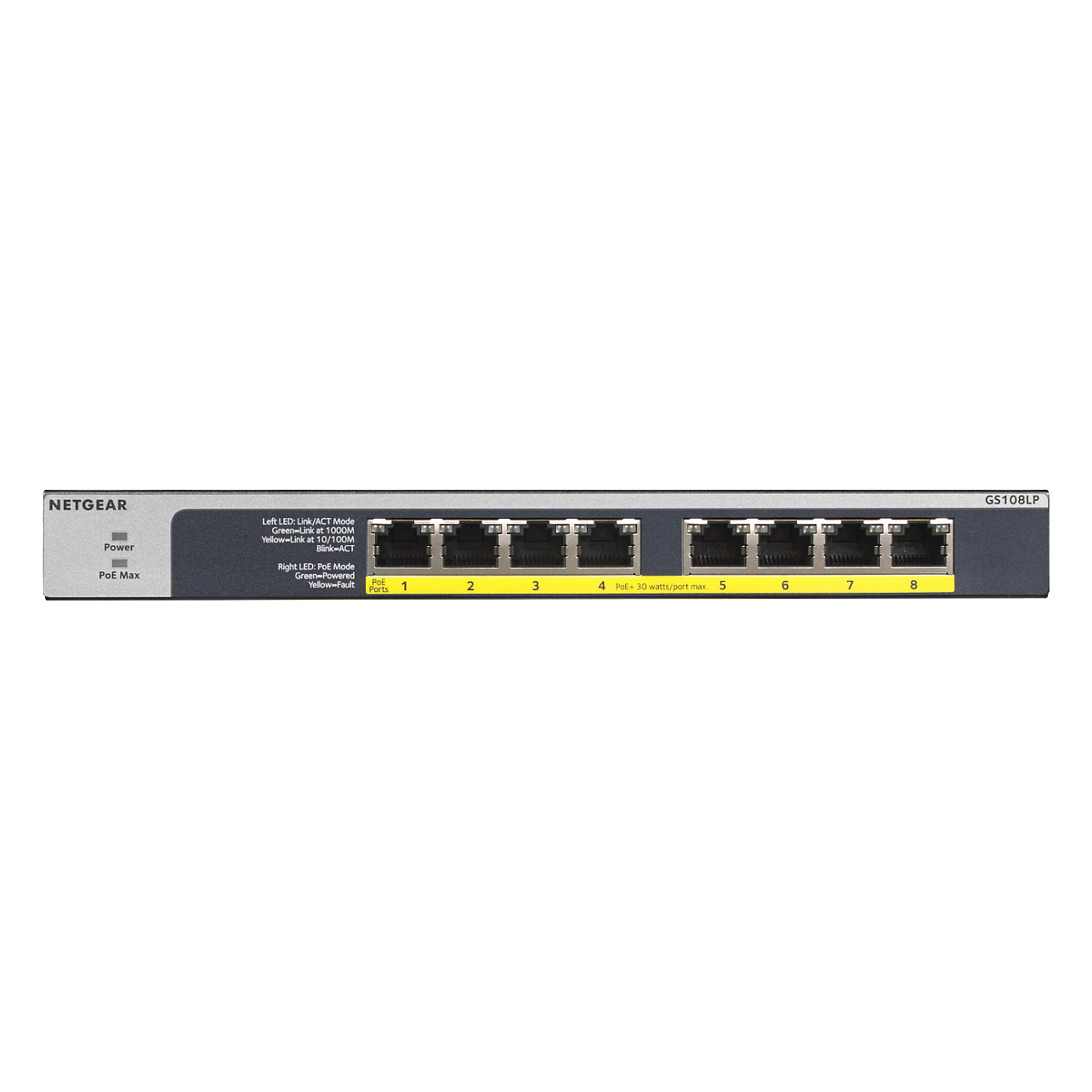 NETGEAR Switch 8x GE GS108LP-100EUS unmanaged - 5