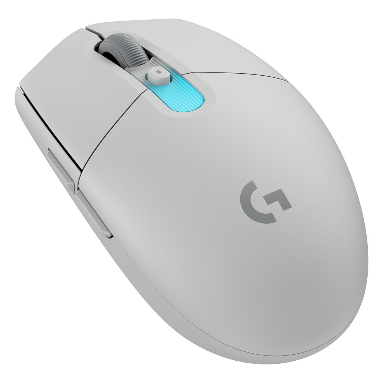 Maus Gaming Logitech G305 X SUPERLIGHT, Wireless, HERO 44K, 44000DPI, 6 Butona, Bluetooth + LIGHTSPEED 2.4GHz - Bardhë - 4