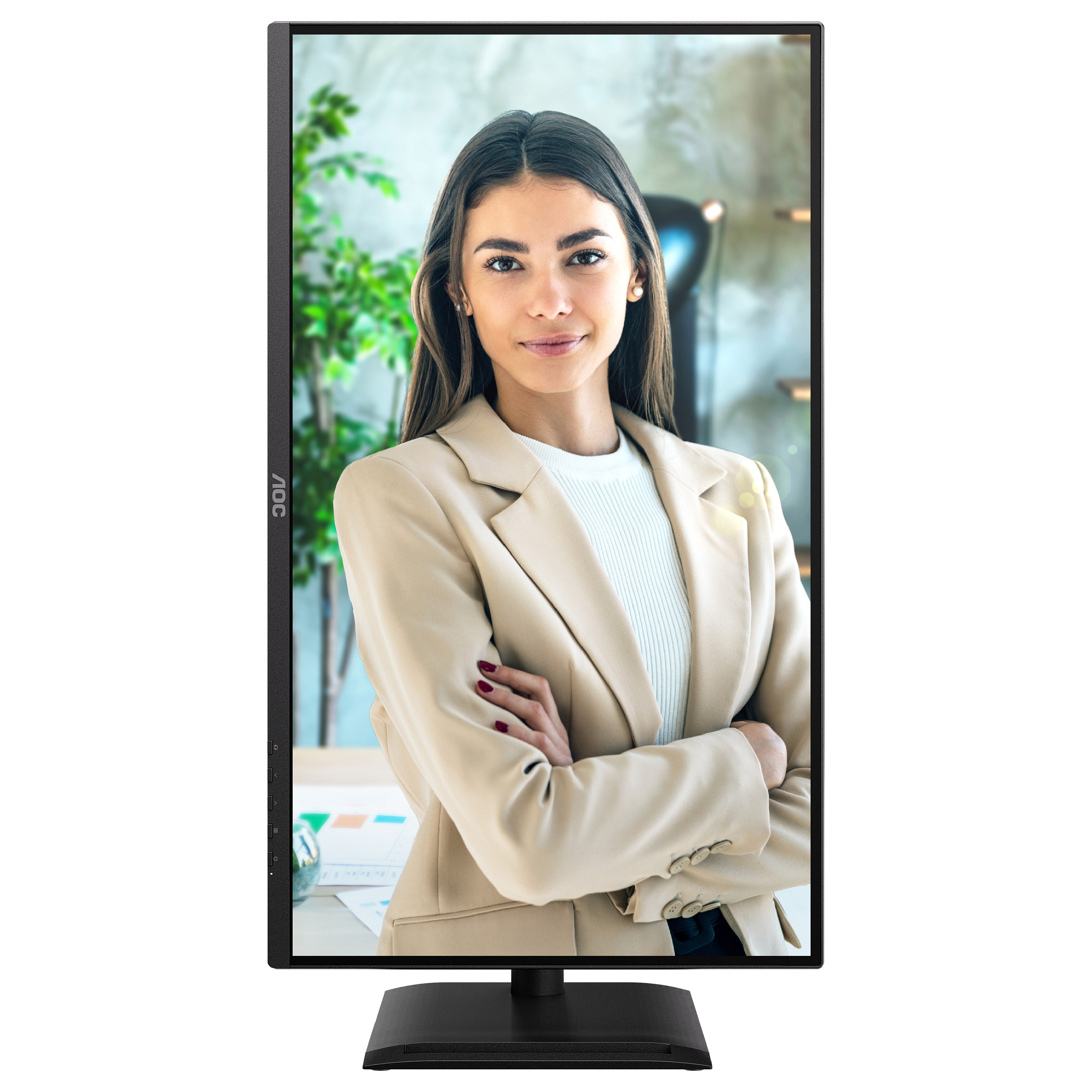 Monitor AOC Q27P4U / 27" / Wide Quad HD IPS / 120 Hz / 4ms / USB + USB-C + HDMI + DP - Zezë - 9
