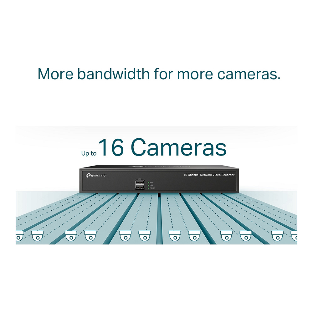 NVR TP-Link Omada IPCam VIGI NVR1016H Security 16 Channel Video - 3