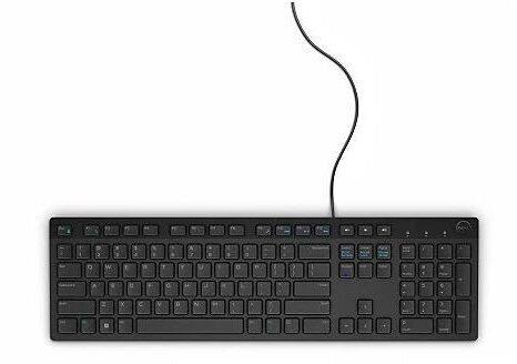 Tastierë me kabllo Dell KB216 / USB / Full-Size / Plunger / 1.8m / AZERTY FR - Zezë