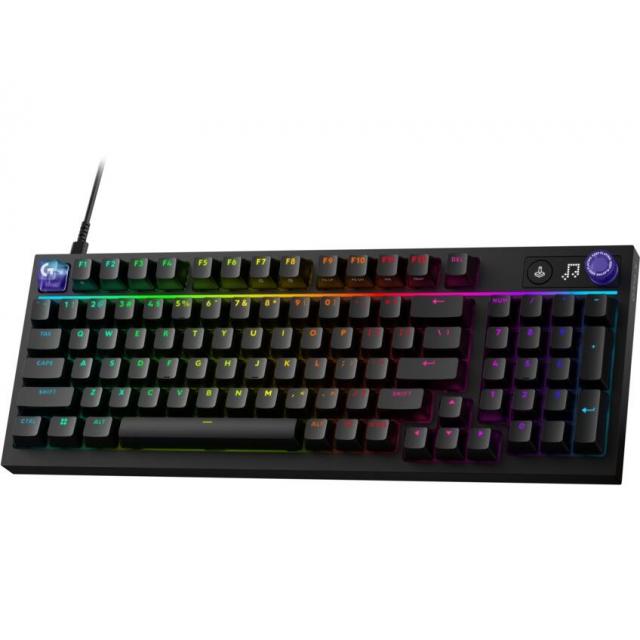 Tastierë Gaming Logitech G316 X 98 / Wired / Mekanike / 98% / Hot-Swappable / Tactile / USB-C – Zezë