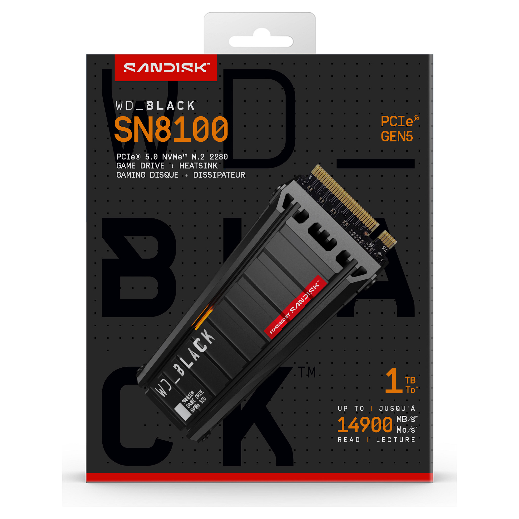 SSD e Brendshme Western Digital M.2 / 1TB / WD BLACK SN8100 / SM2508 - Zezë - 5