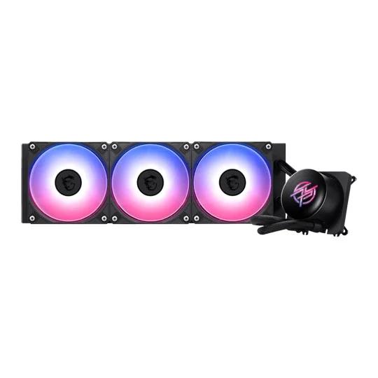 Ftohës për Procesor MSI MPG CORELIQUID P13 360 / AIO Liquid Cooler / 360mm Radiator / 3x120mm ARGB Fans / 2.1" IPS LCD Screen – E Zezë - 1