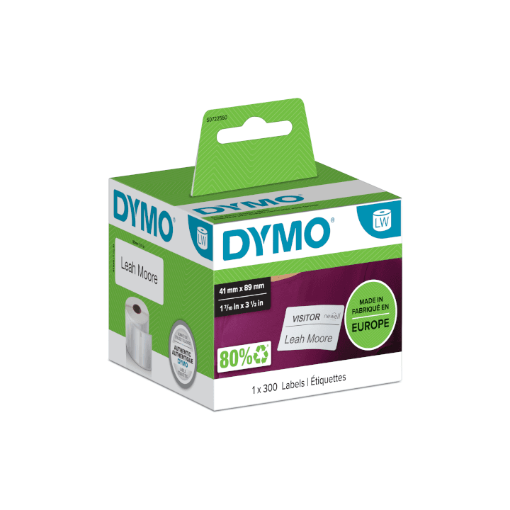 Shirit për Printer 3D Dymo Label 11356 / S0722560 - Bardhë  - 1
