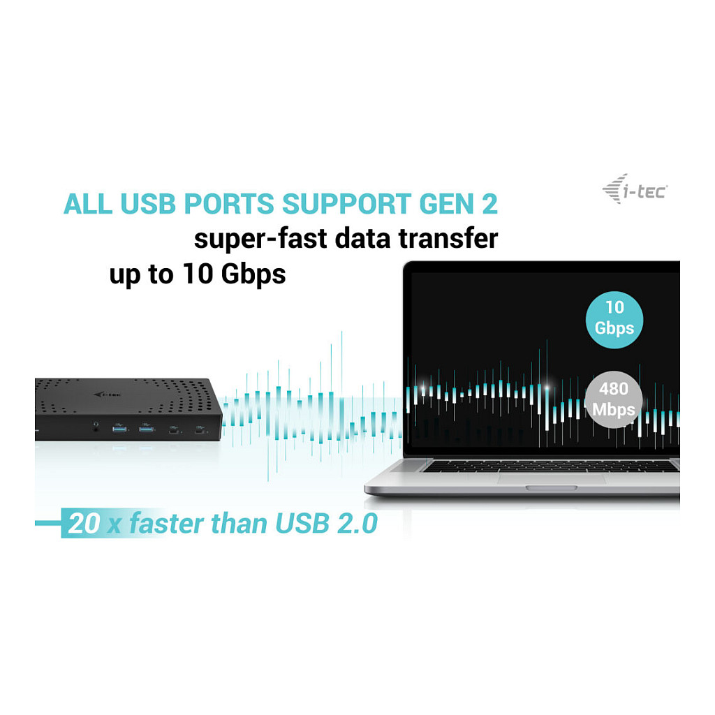 DockingStation I-TEC Thunderbolt 14-in-1 USB-C/ 100W PD - 10