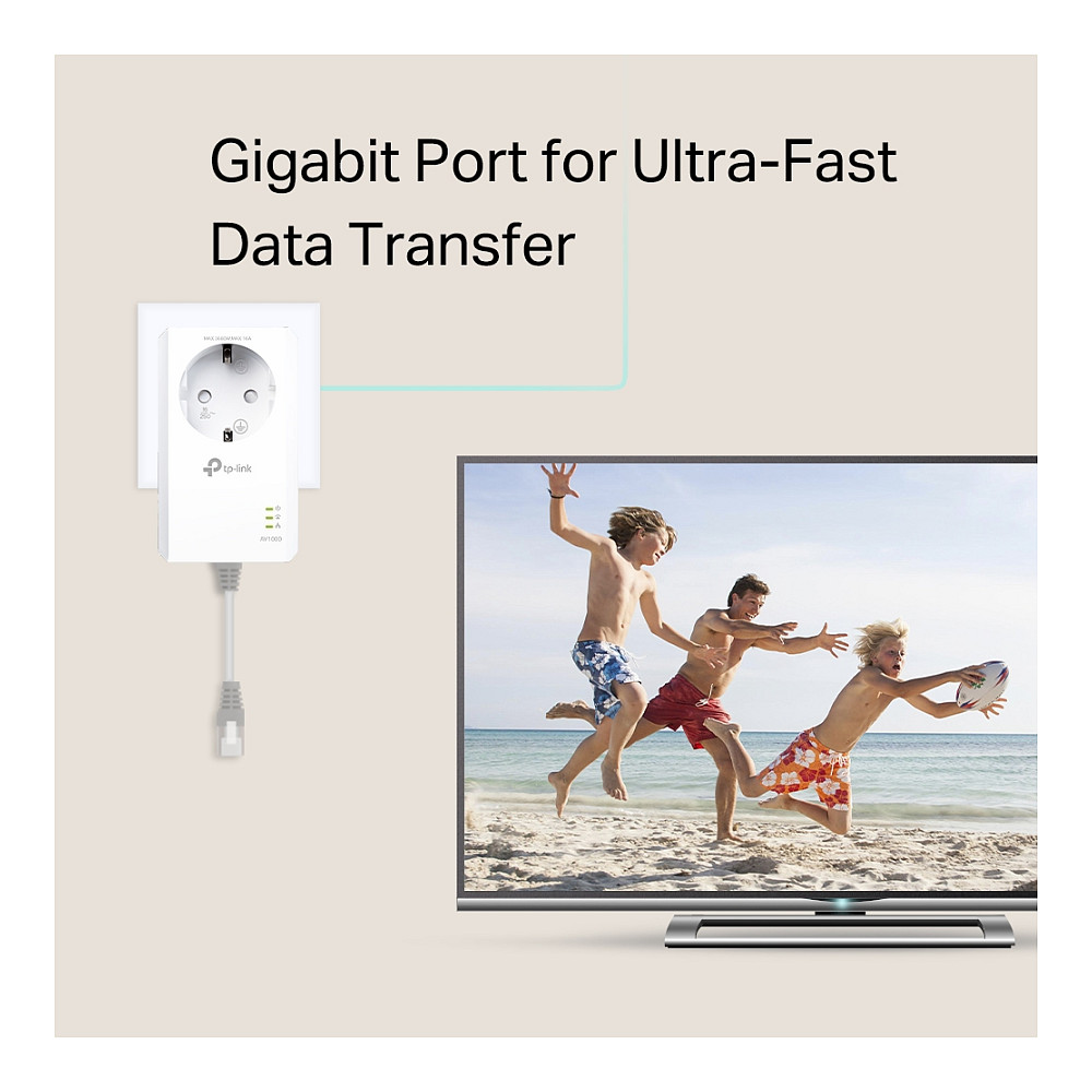 Power-LAN TP-Link PA7017P AV100 Adapter Kit - 4