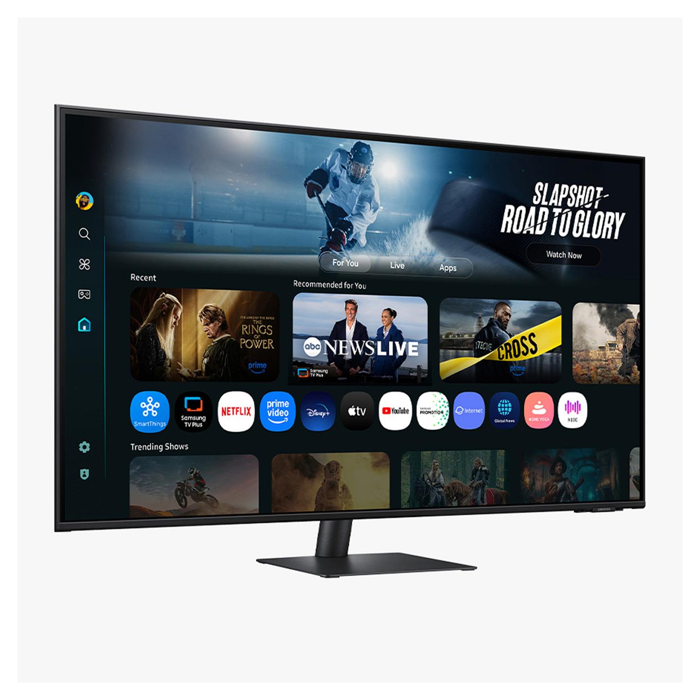 Monitor Samsung M7 M70F, 43", 4K UHD VA, 60Hz, 4ms GTG, 2× HDMI+USB-C+2× USB-A - Zezë - 2