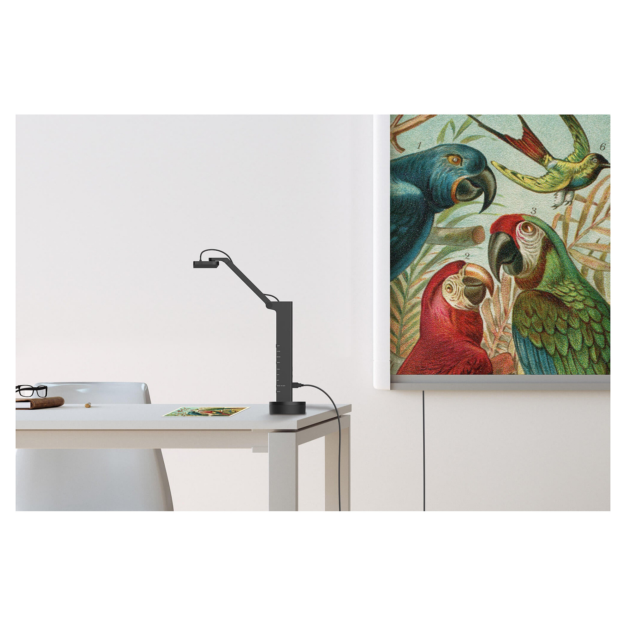 Kamerë Dokumentesh IPEVO VZ-X ULTRA / Sony 13MP CMOS / 4K / Autofocus / 4x Digital Zoom / USB-C / HDMI / Wi-Fi / AI Noise Reduction - Zezë - 7