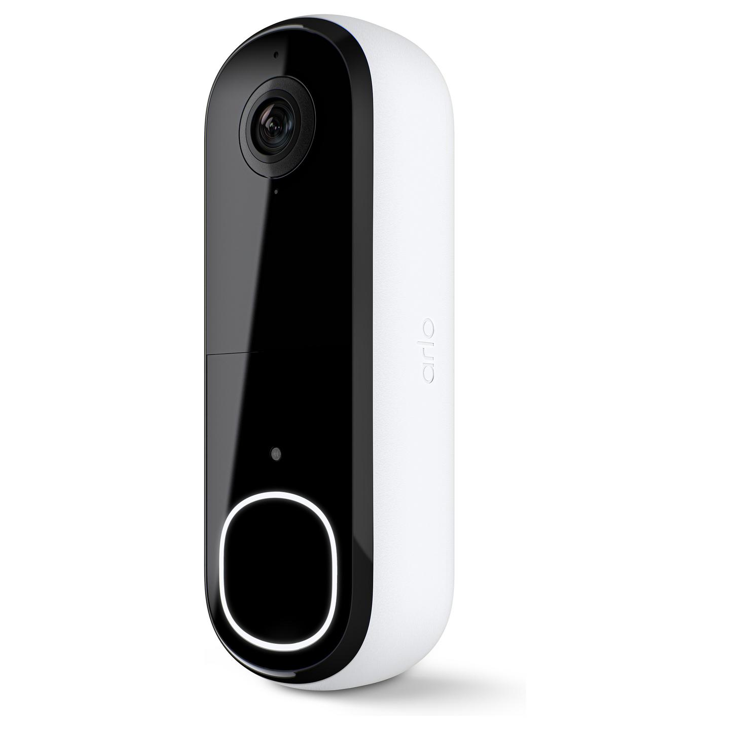 Kamerë Zile për Derë Arlo Essential 2, 2K, 1944 × 1944, 180°, Wi-Fi, Audio 2-Kahëshe, Bateri, Sirenë, Night Vision - Bardhë/Zezë - 3