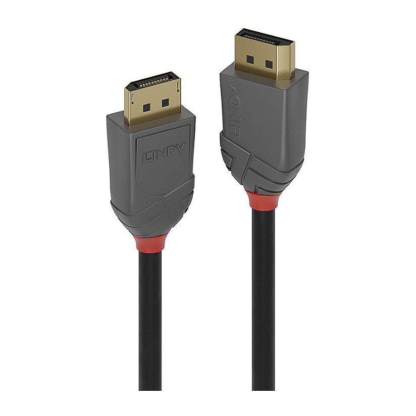 Kabllo DisplayPort Lindy 36483 / DisplayPort në DisplayPort / 3m / DisplayPort 1.4 / 8K 60Hz - Zezë