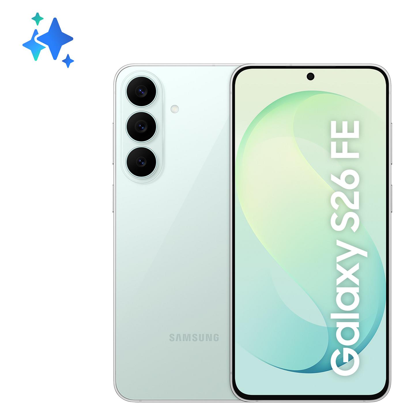 Telefon Android Samsung Galaxy S26 FE Dual SIM / 6.7" FHD+ Dynamic AMOLED 2X 120Hz / 8GB / 128GB / 5G – Gjelbër - 2
