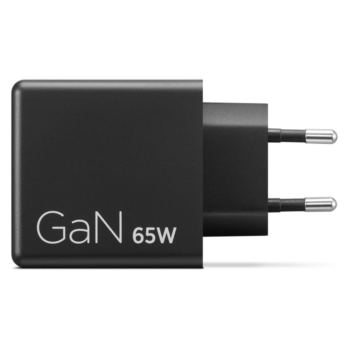 Adapter për Pajisje Lenovo Dual USB-C 65W GaN / 65W / USB Type-C / AC - Zezë