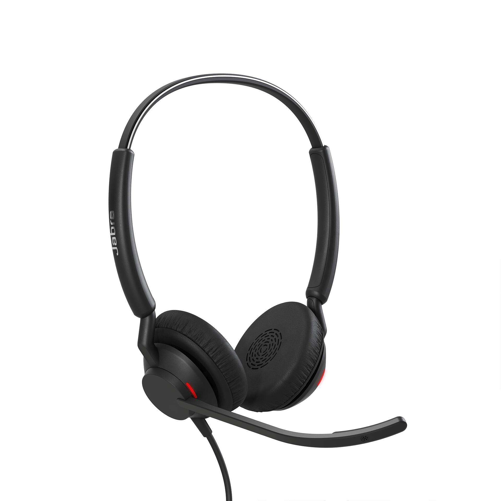Kufje me kabllo Jabra Engage 40 / USB-C + USB-A / Stereo / 2 Mikrofona MEMS / BalancedVoice - Zezë
