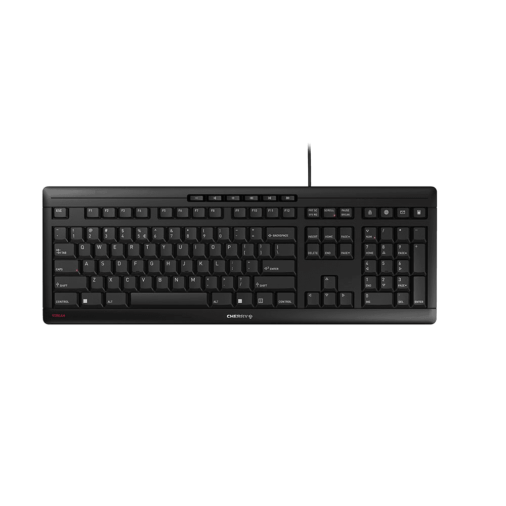 Tastierë me kabllo Cherry JK8500U – Zezë - 1