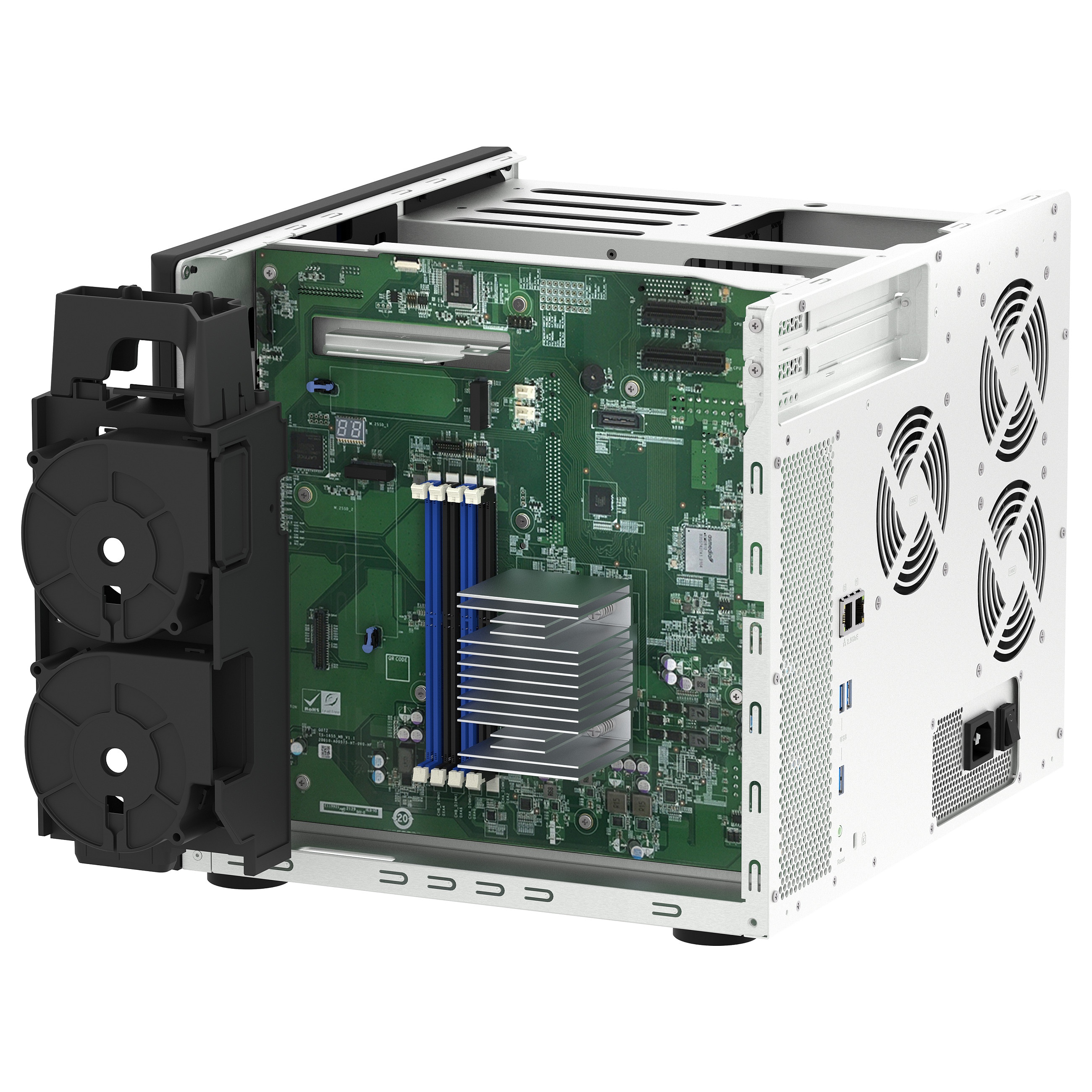 NAS QNAP TS‑1655‑8G 16‑Bay / Intel Atom C5125 (8 cores / 8 threads, 2.8GHz) / 8GB - 4