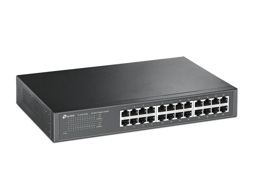Switch TP-Link Unmanaged Switch 24 x 10/100/1000 Mbps Desktop/Rackmount - 2