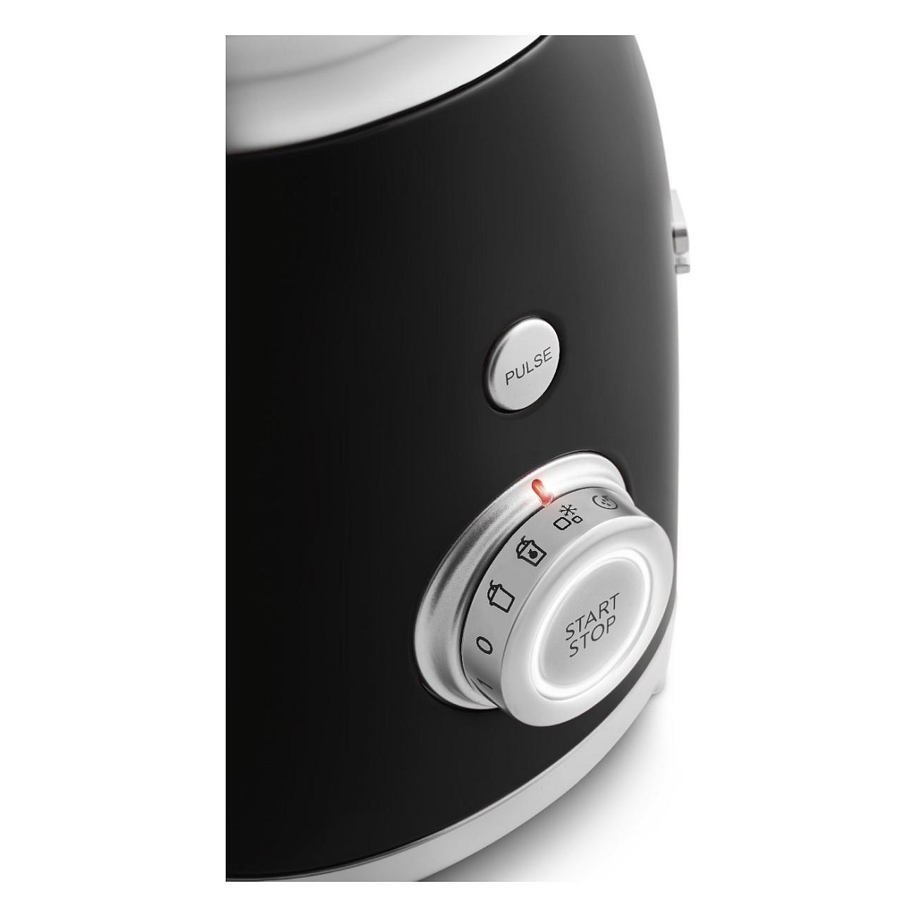 Blender Smeg BLF03BLEU, 800W, 1.5L, 4 Shpejtësi, 4 Programe, Enë Tritan Renew - Zezë - 6