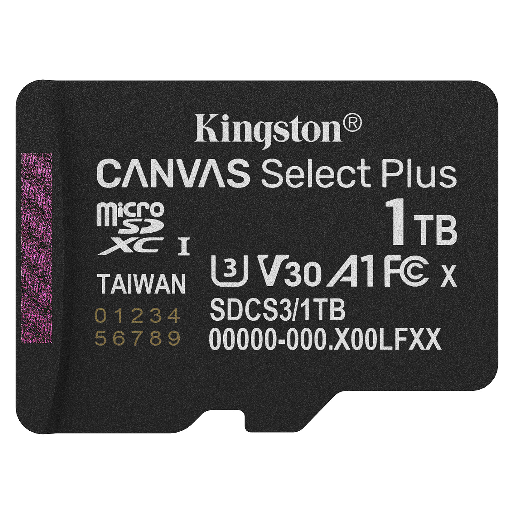 Kartë Memorie SD Kingston 1TB microSDXC Canvas Select Plus Gen3 150MB/s A1 + Adapter - 3