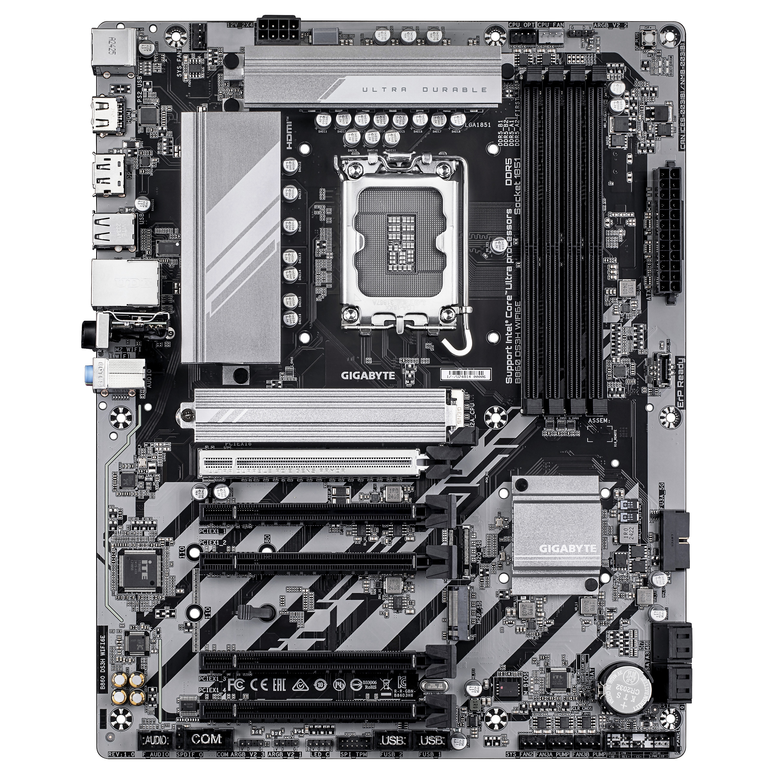 Pllakë amë Intel LGA1851 Gigabyte B860 DS3H WIFI6E - 2