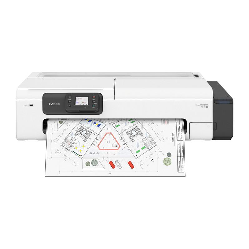 Printer Plotter Canon imagePROGRAF TC-21M / Inkjet / A1 / 2400 × 1200 DPI / Skaner - Zezë/Bardhë - 2
