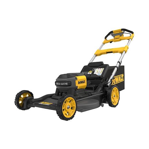 Kositëse Bari me Bateri DeWALT DCMWSP660N-XJ, 2x54V, 53cm, 25–102mm, 67L, Brushless, Vetëlëvizëse - Verdhë/Zezë