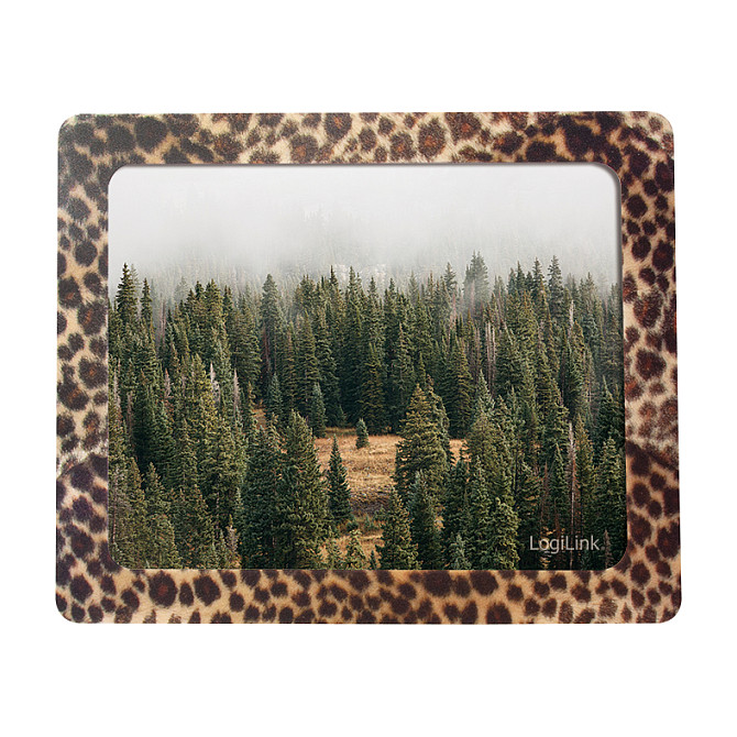 Mauspad LogiLink ID0164 / 230 x 190 x 1.2mm / PVC / Me hapësirë për foto - Kafe - 2