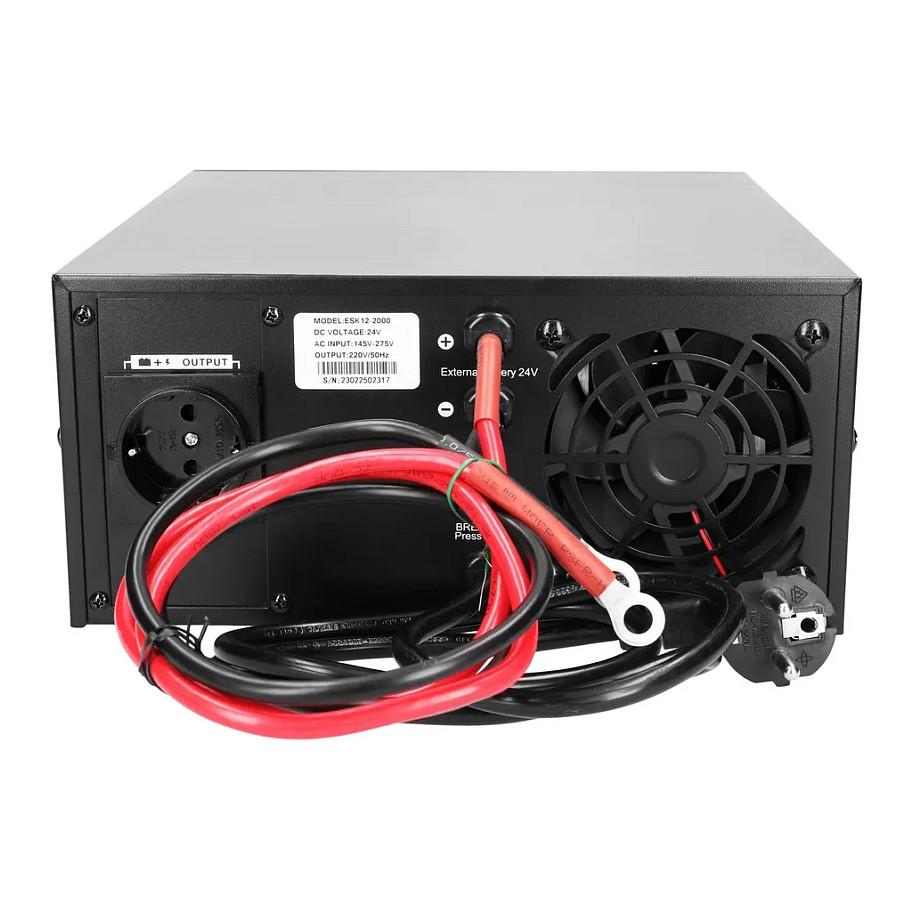 Inverter/UPS Extralink Lightning, 1500VA, 1200W, Pure Sine Wave, 12/24V DC – Zezë - 11