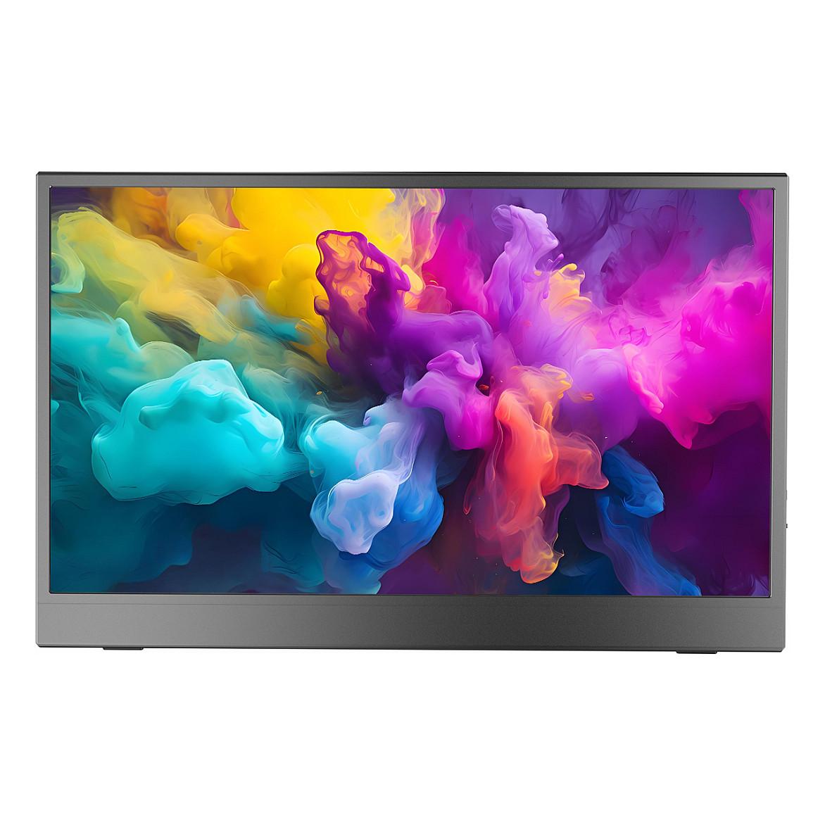 Monitor Portativ Denver PMO-15604 / 15.6" / Full HD IPS / 60Hz / 30ms / USB-C+Mini HDMI+3.5mm Audio - Zezë - 4