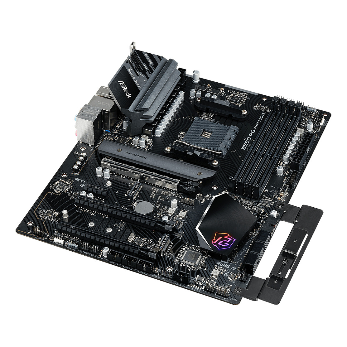 Pllakë Amë ASRock B550 PG Riptide / AMD AM4 / B550 / DDR4 / ATX / 2.5GbE LAN / CrossFireX - 2