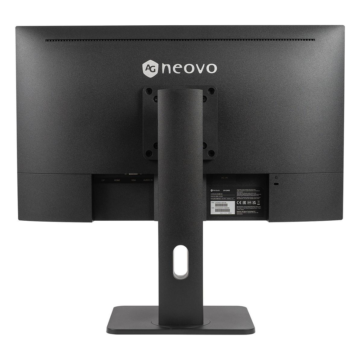 Monitor Neovo LH-2403 / 23.8" / Full HD IPS / 100Hz / 5ms / HDMI+DP+VGA - Zezë - 6
