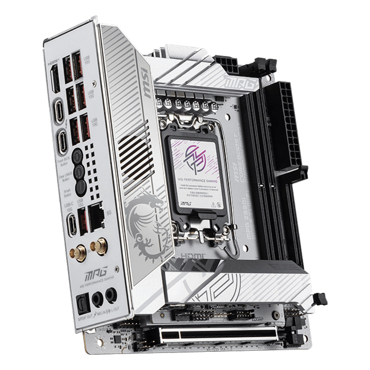 Pllakë Amë MSI Intel MPG Z890I EDGE TI WIFI DDR5 ATX - 4
