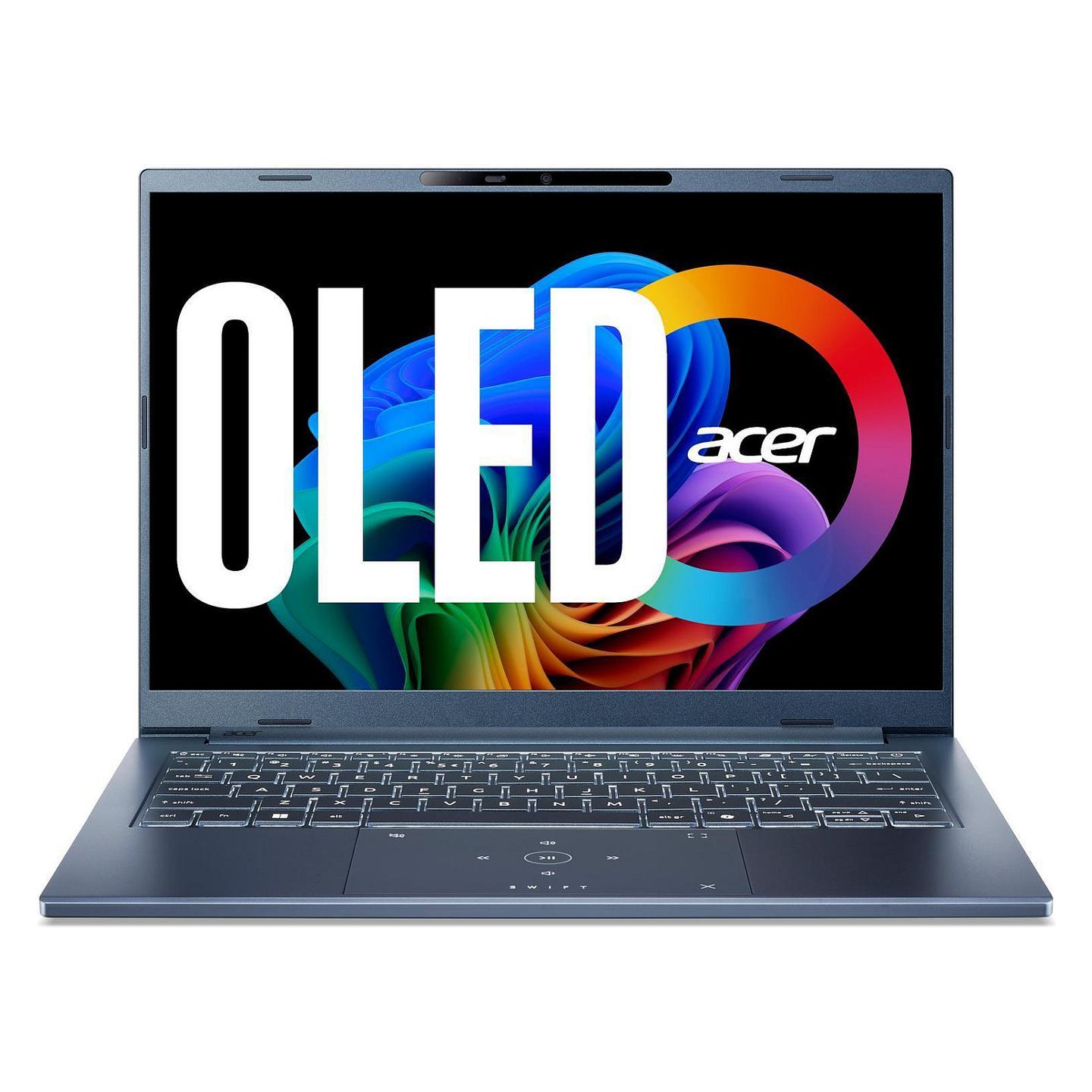 Laptop Acer Swift Go 14 AI SFG14-75-97W4 / Core Ultra 9 288V / 32GB LPDDR5X / 1TB / 14" WUXGA OLED / Intel Arc 140V - Blu - 1