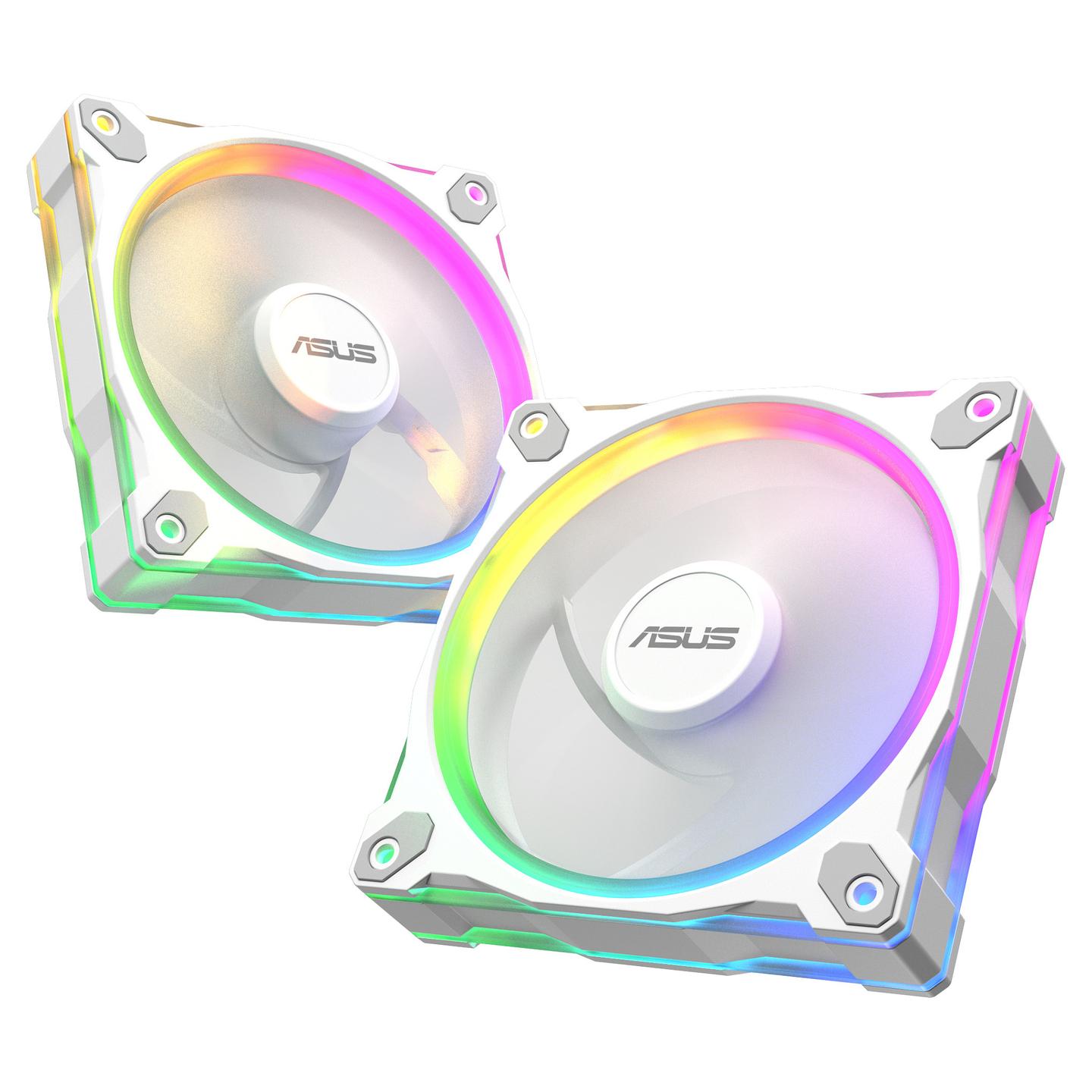 Ftohës për Kasë 120mm ASUS Prime MR120 ARGB Reverse 3-Pack – Bardhë - 11