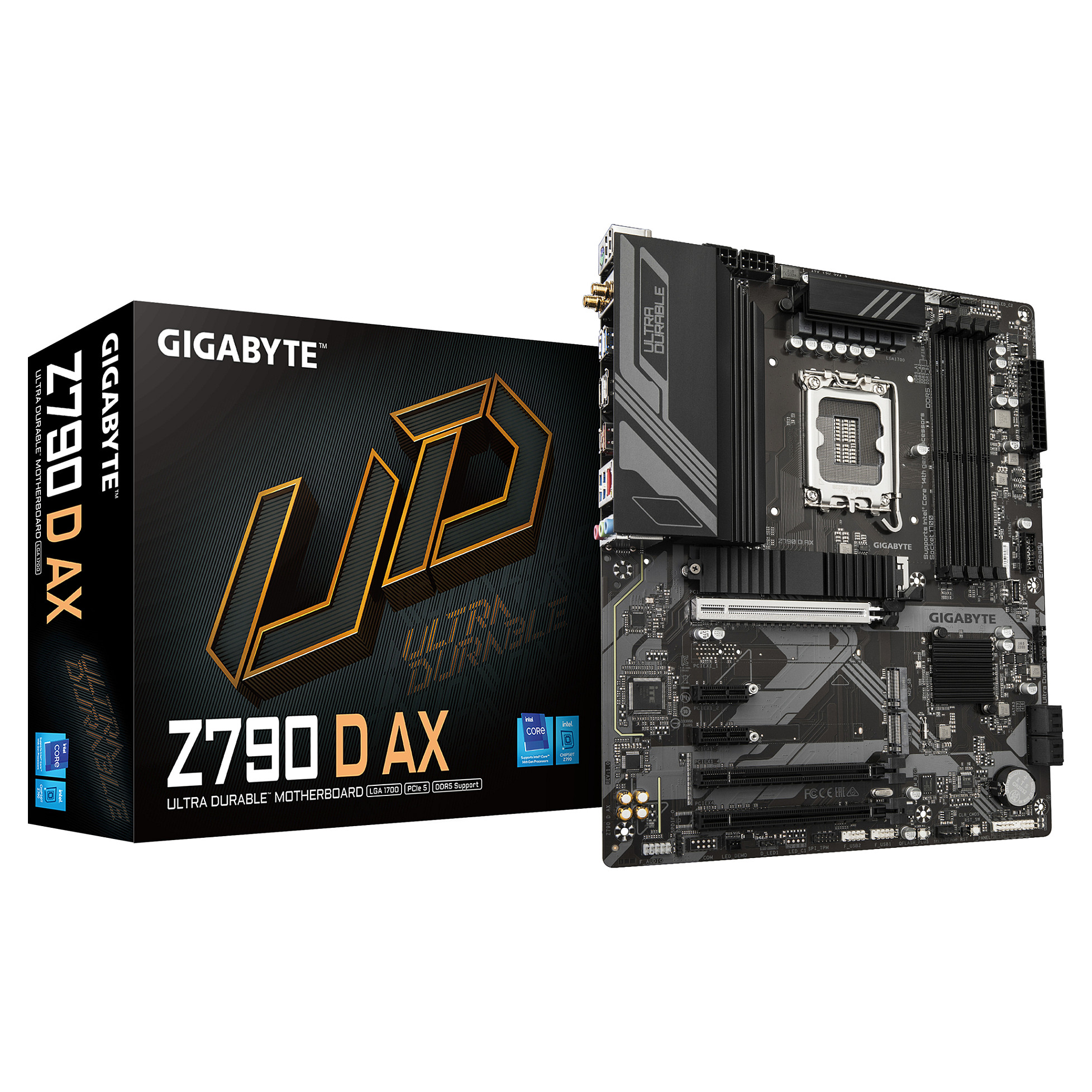 Pllakë Amë MB Intel Gigabyte Z790 D AX / LGA 1700 / DDR5 / HDMI+DP - 1