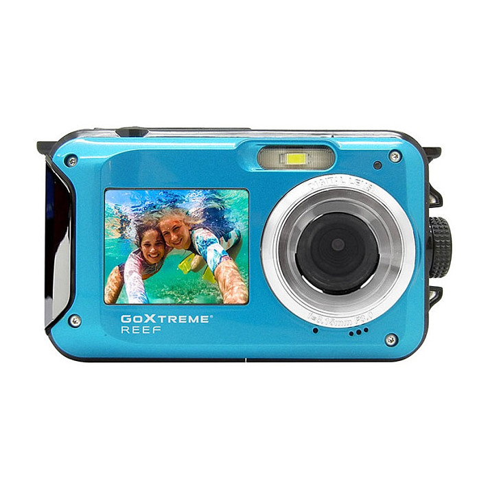 Kamerë digjitale Easypix GoXtreme Reef / 8MP / Full HD / Dual Screen / Waterproof 3m / Digital Image Stabilization - Blu/Zezë