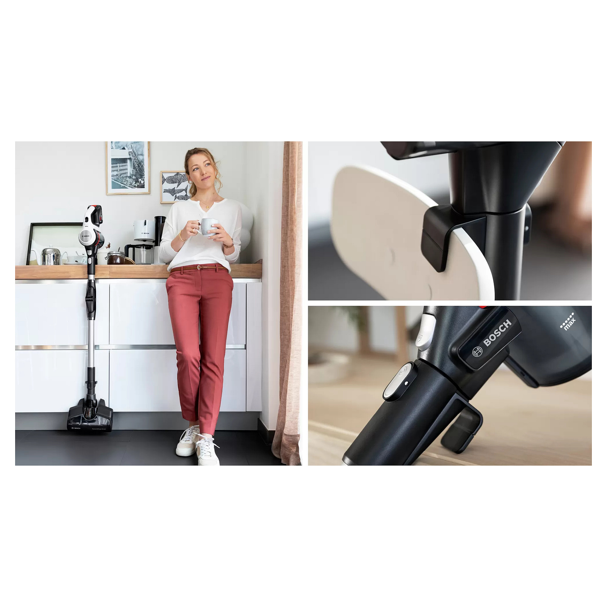 Fshesë robotike Bosch / Unlimited 7 BBS711W / Cordless Stick Vacuum Cleaner - Zezë - 9