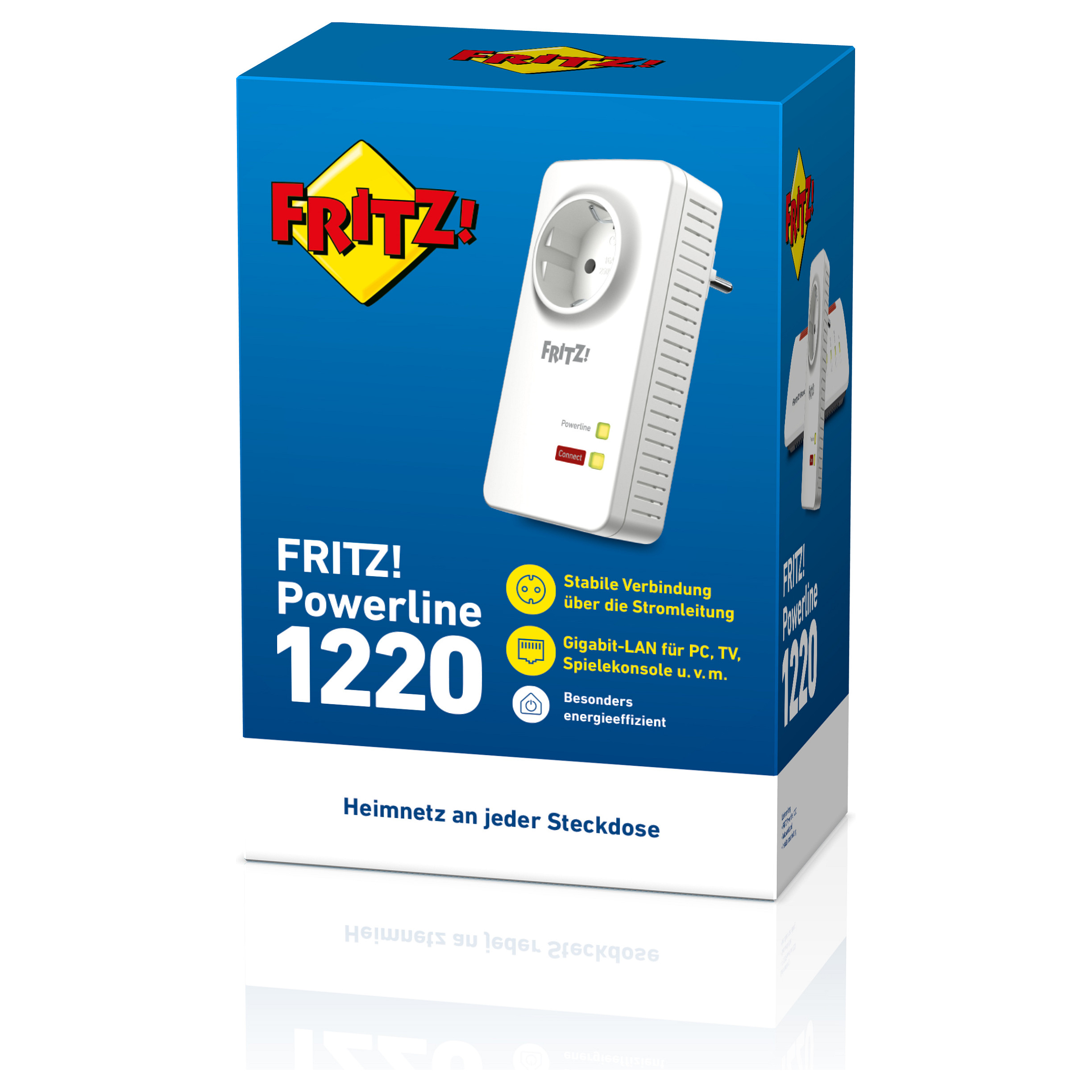 Power-LAN AVM FRITZ! 1220 Bridge / Gigabit Ethernet /  HomePlug AV2 (IEEE 1901) - 5
